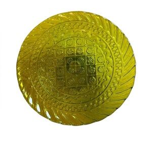 Neon Green Vintage Serving Plate